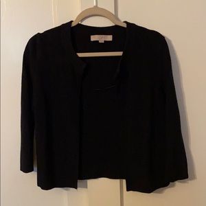 LOFT Crop Cardigan Sweater